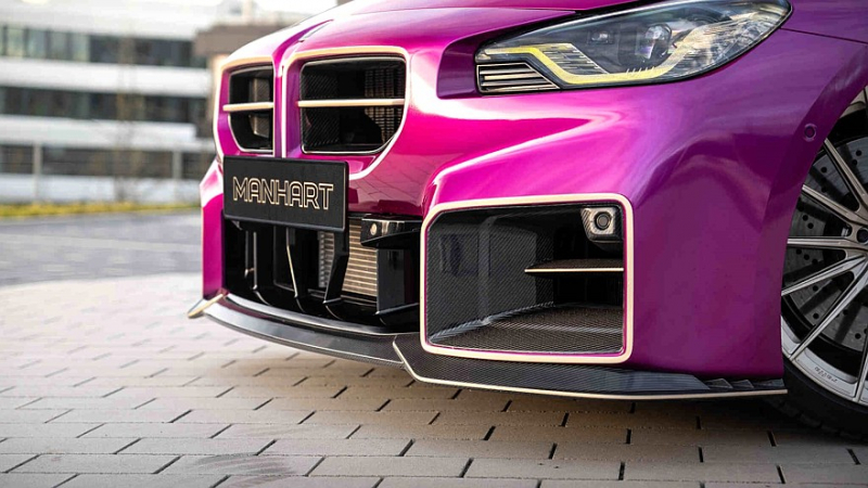 Злой розовый пони: 715-сильное купе Manhart MH2 GTR II на базе актуального BMW M2